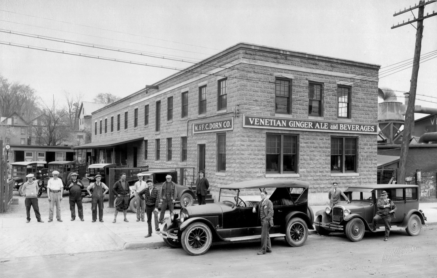 Exterior of the soda plant building